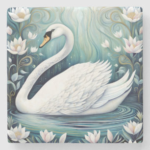 Beautiful Swan Steinuntersetzer