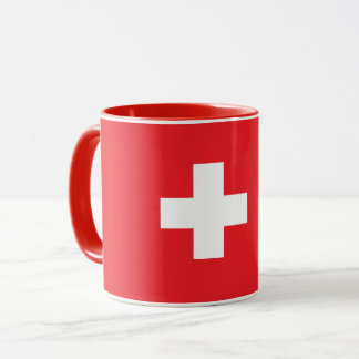 Beautiful Switzerland Flag Mug Tasse