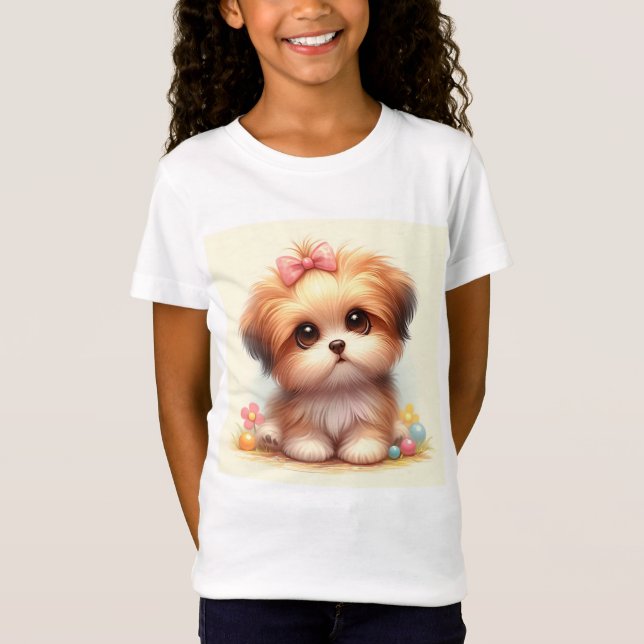  Beautiful t-shirt for girls. (Vorderseite)