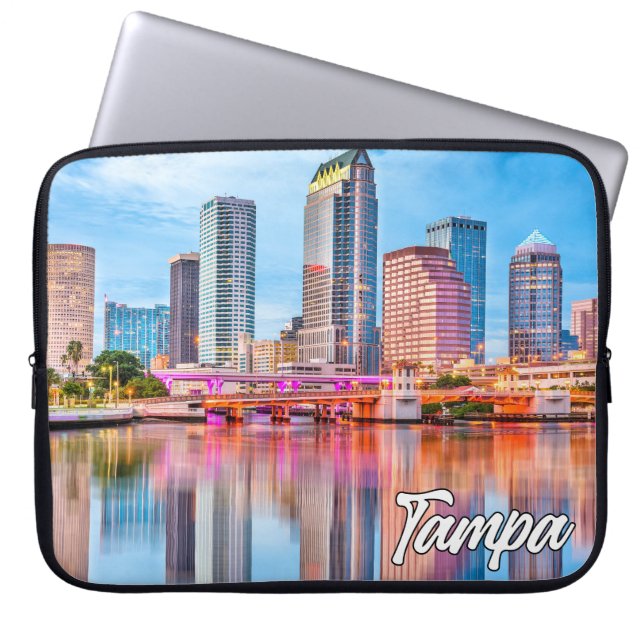 Beautiful Tampa, Florida, Vereinigte Staaten Laptopschutzhülle (Vorderseite)