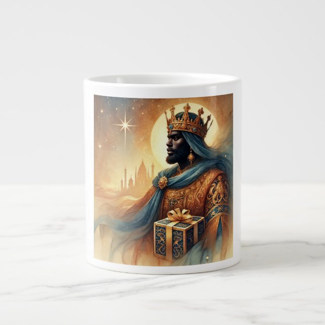 Beautiful Three Kings Portrait Mug Jumbo-Tasse (Vorderseite)