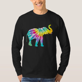 Beautiful Tie Dye Elephant T-Shirt