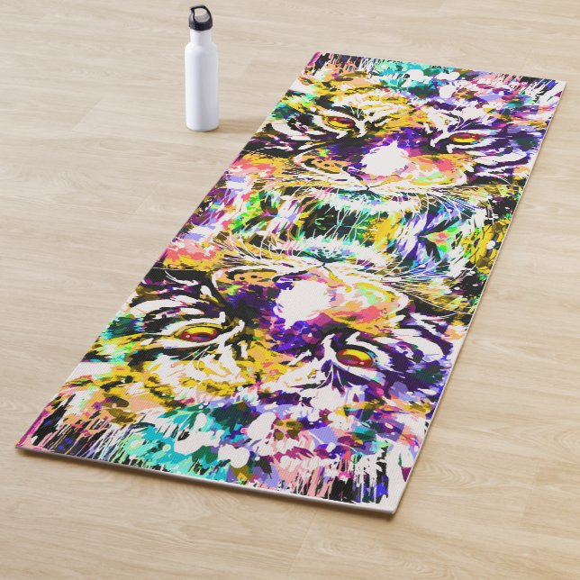 Beautiful Tiger Yoga Mat - Wildlife Big Cats Yogamatte (Beispiel)