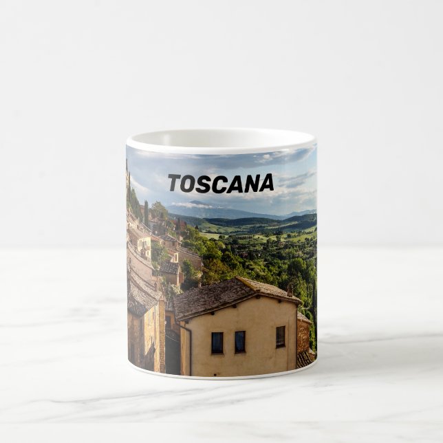 Beautiful Toscana - Italien Kaffeetasse (Mittel)