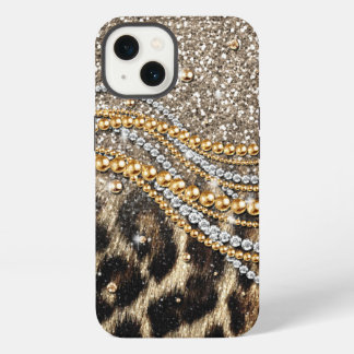 Beautiful Trendy Leopard Imitate Animal Print Case iPhone 13 Hülle
