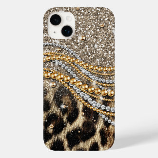 Beautiful Trendy Leopard Imitate Animal Print Case-Mate iPhone 14 Plus Hülle