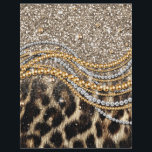 Beautiful Trendy Leopard Imitate Animal Print Flyer<br><div class="desc">Dieses Design zeichnet sich durch einen schönen und trendigen Leopardendruck mit Glitzer-Akzenten aus. Das Imitat Pelztierprint ist in den Farbtönen Gelb, Weiß, Grau, Braun, Schwarz und Creme erhältlich. Das Bild ist modern und modern, mit stilvollen und künstlerischen Elementen, die sicher gefallen werden. Es ist perfekt für diejenigen, die Liebe von...</div>