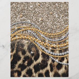 Beautiful Trendy Leopard Imitate Animal Print Flyer