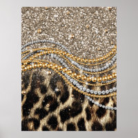 Beautiful Trendy Leopard Imitate Animal Print