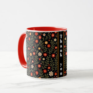 Beautiful Trendy Vintag Floral Collection Tasse