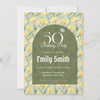 Beautiful Tulip Flower 10Th Birthday