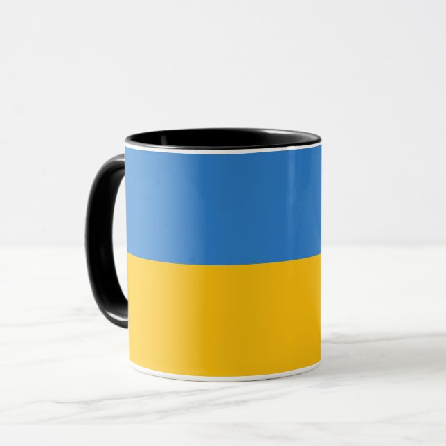 Beautiful Ukraine Flag Mug Tasse (Vorderseite Links)