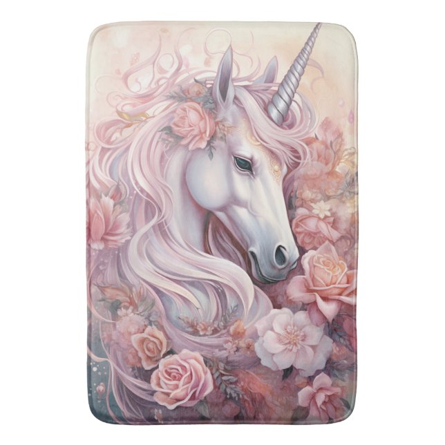 Beautiful Unicorn Badematte (Vorderseite Vertikal)