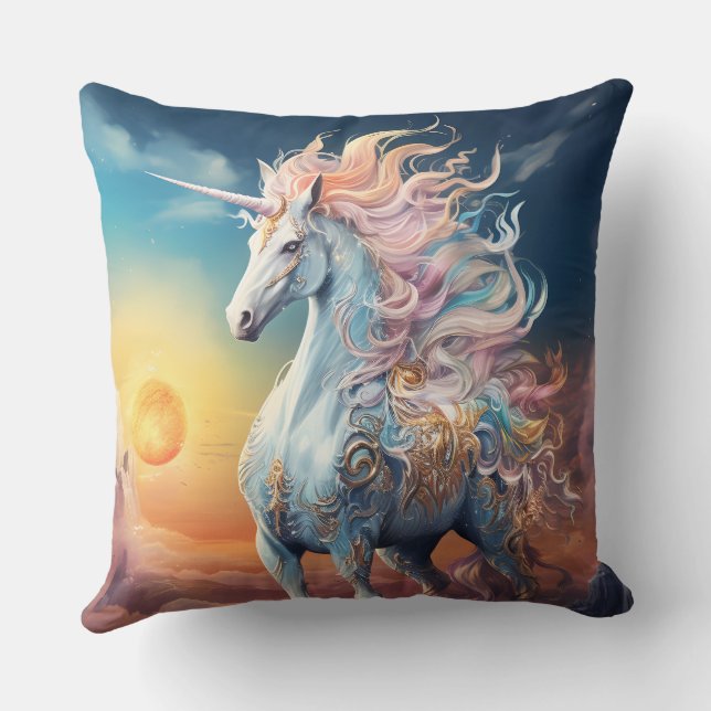 Beautiful Unicorn Kissen (Rückseite)