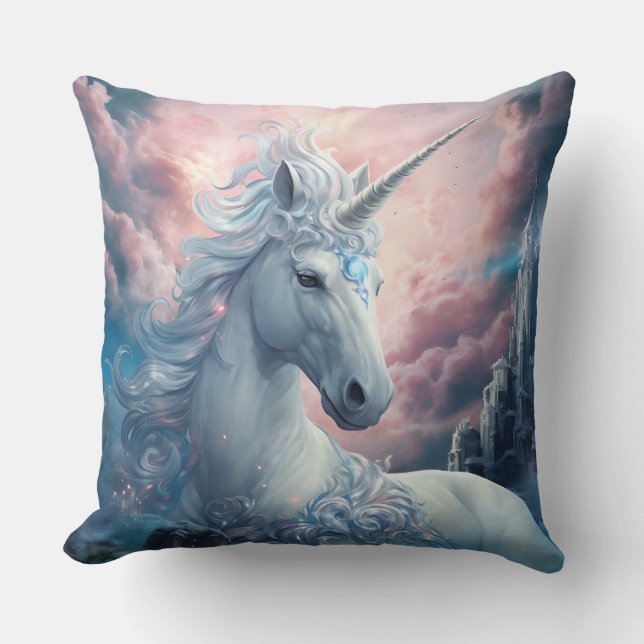 Beautiful Unicorn Kissen (Vorderseite)
