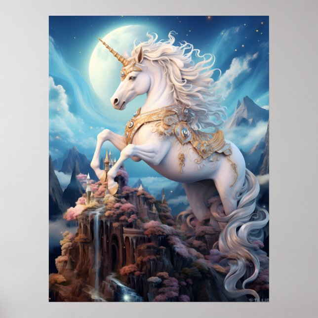 Beautiful Unicorn Poster (Vorne)