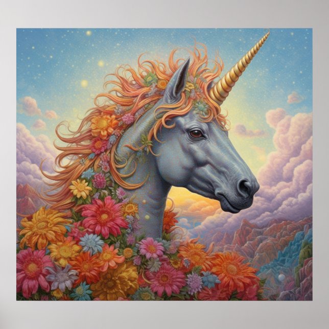Beautiful Unicorn Poster (Vorne)