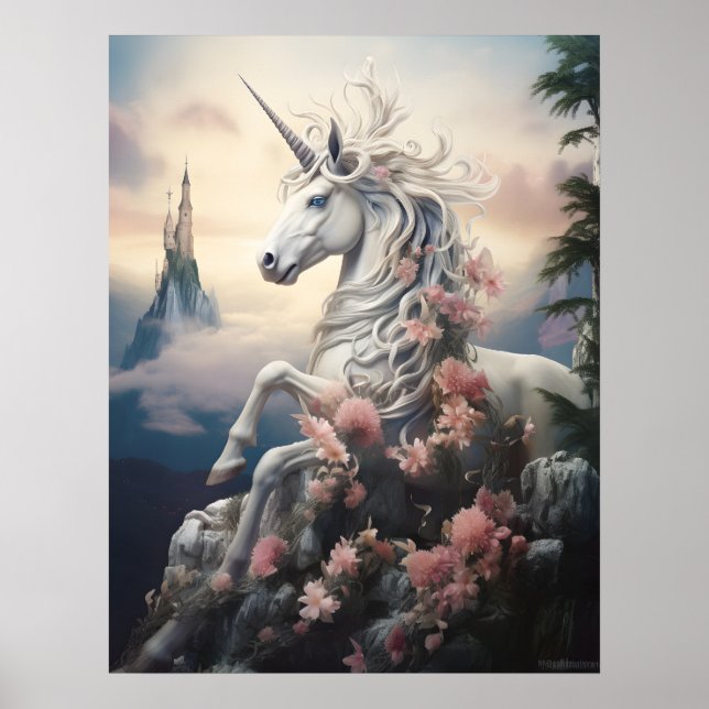 Beautiful Unicorn Poster (Vorne)