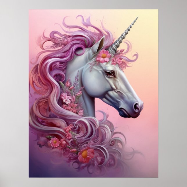 Beautiful Unicorn Poster (Vorne)