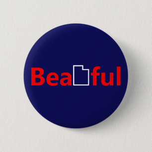 Beautiful Utah Button