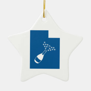 Beautiful Utah Keramik Ornament