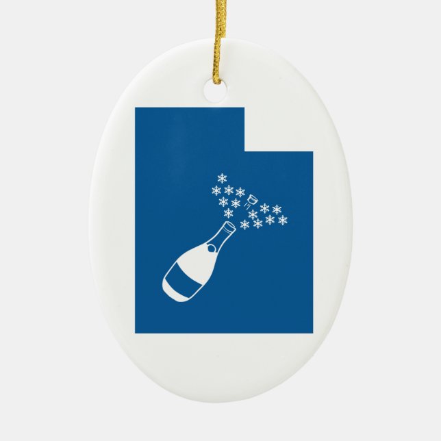 Beautiful Utah Keramikornament (Vorne)