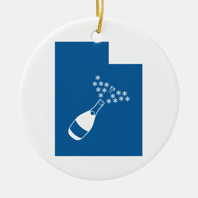 Beautiful Utah Keramikornament (Vorne)