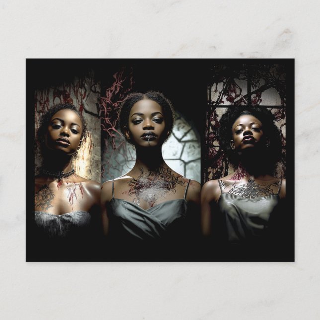Beautiful Vamps Postkarte (Vorderseite)