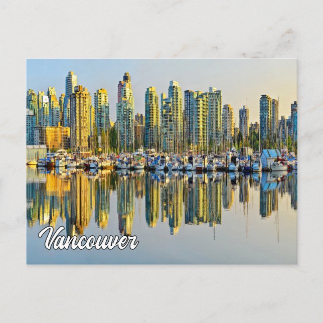 Beautiful Vancouver, British Columbia, Kanada Postkarte (Vorderseite)