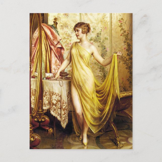 Beautiful Vanitas Vintage Postkarte (Vorderseite)