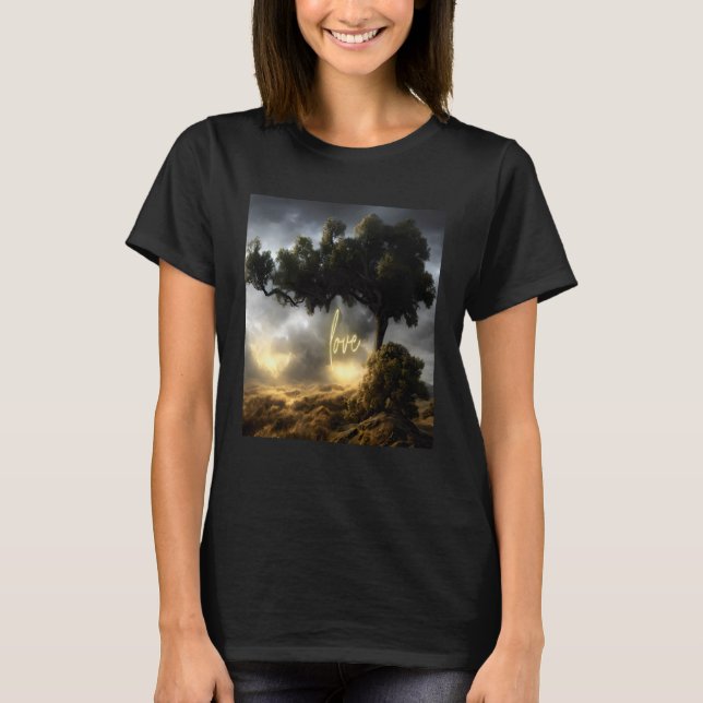 Beautiful Vibrant Tree Nature s Beauty  4 T-Shirt (Vorderseite)