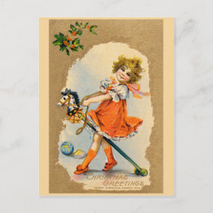 Beautiful vintage Christmas card Feiertagspostkarte