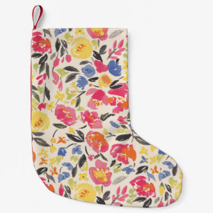 Beautiful vintage Floral pattern in the many kind  Kleiner Weihnachtsstrumpf