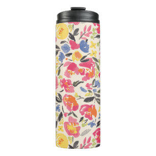 Beautiful vintage Floral pattern in the many kind Thermosbecher