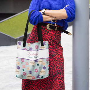 Beautiful Violet Blume & Umschläge mit Namen