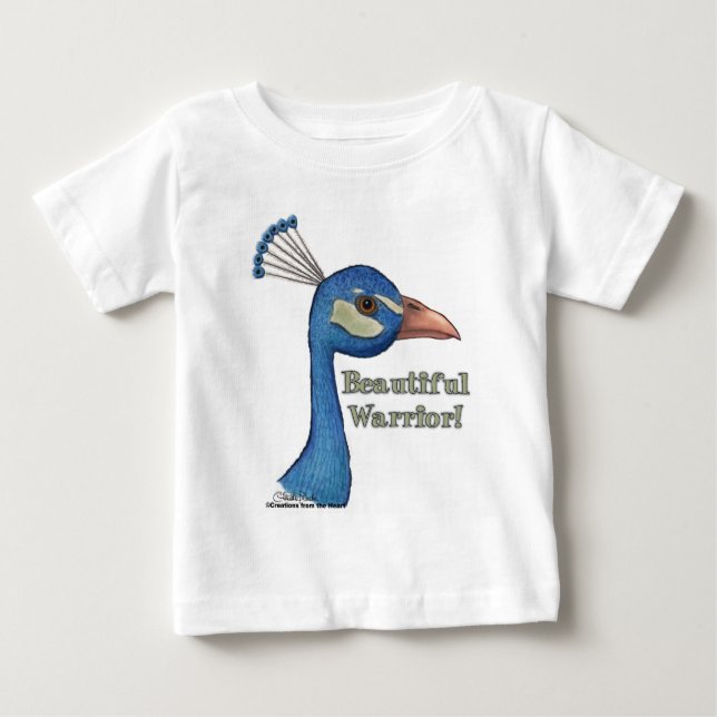 Beautiful Warrior Baby T-shirt (Vorderseite)