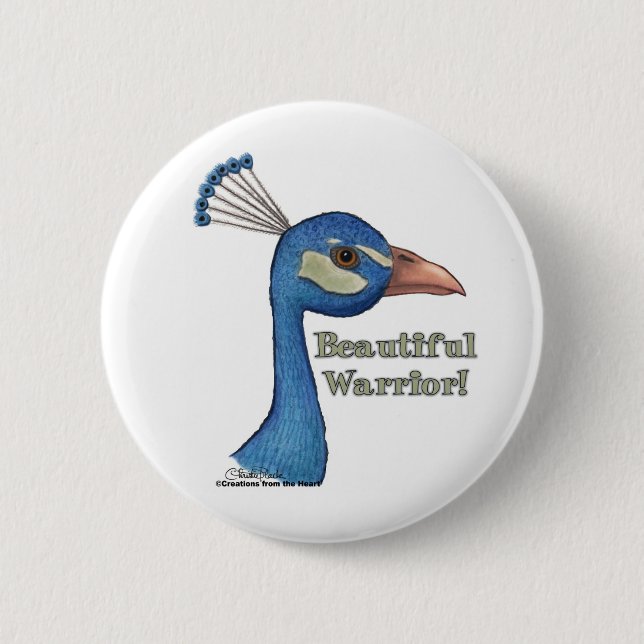 Beautiful Warrior Button (Vorderseite)