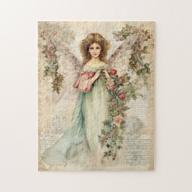 Beautiful Watercolor Angel Puzzle (Vertikal)
