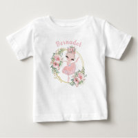 Beautiful Watercolor Ballerina Fairy Baby T - Shir