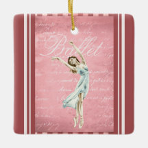 Beautiful Watercolor Ballerina Pink Weihnachten