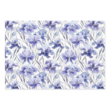 Beautiful Watercolor Iris Blume Lila Kunst