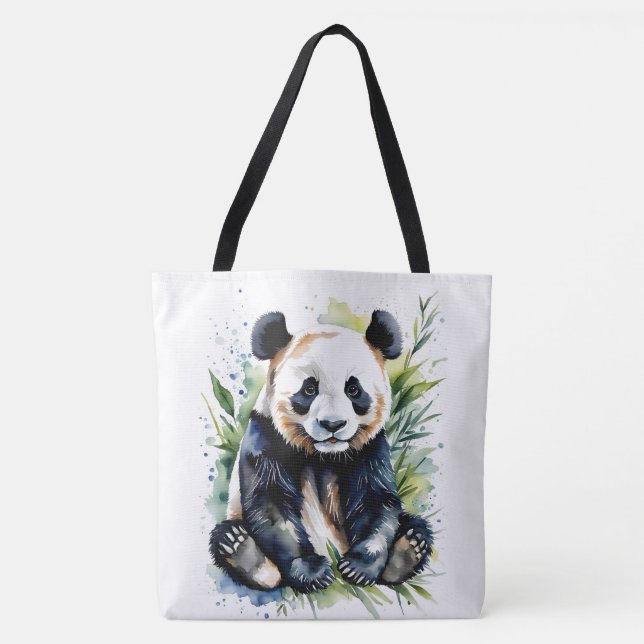 Beautiful Watercolor Panda Bear (Vorderseite)