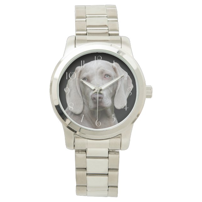 Beautiful Weimaraner Armbanduhr (Vorderseite)
