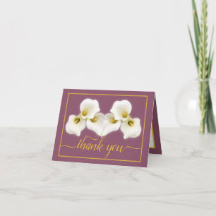 Beautiful White Calla Lilies Floral Chic Vielen Da Karte