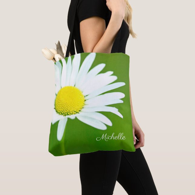 Beautiful White Daisy Personalisiert (Von Nahem)