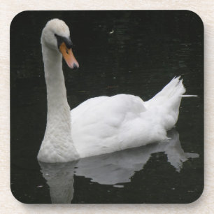 Beautiful White Swan Cork Untersetzer