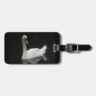 Beautiful White Swan Custom Luggage Tag Gepäckanhänger