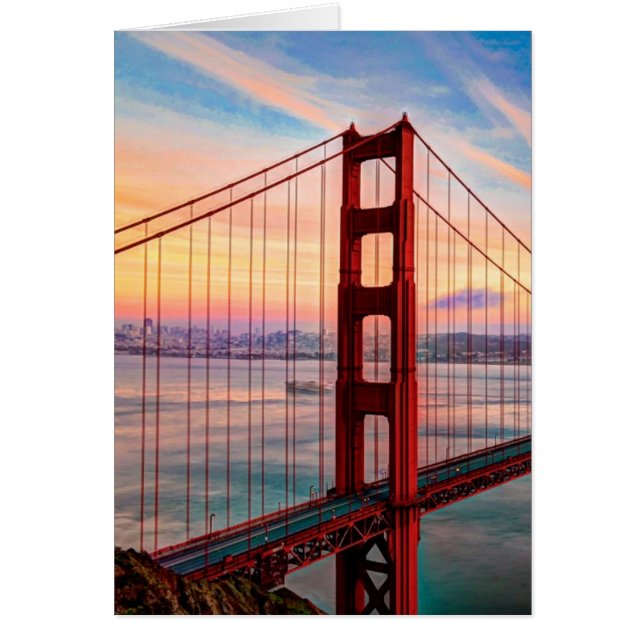 Beautiful winter sunset at Golden Gate Bridge (Vorne)