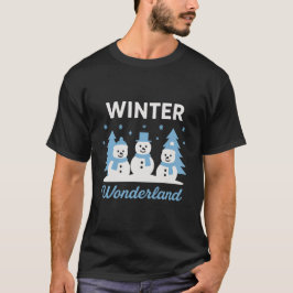 Beautiful Winter Wonderland Snow Atmosphere Nature T-Shirt