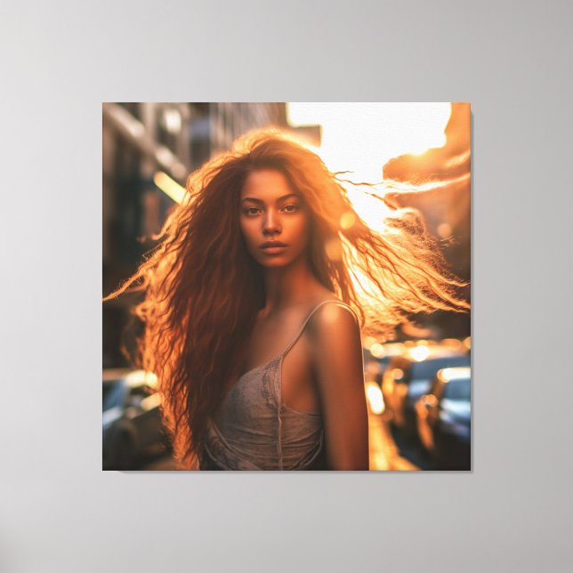 BEAUTIFUL WOMAN #12 LEINWANDDRUCK (Vorderseite)